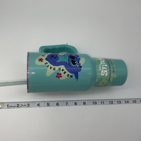 Silver Buffalo Disney Lilo and Stitch Aloha No Bad Days Chillin’ Stainless - Picture 8 of 8